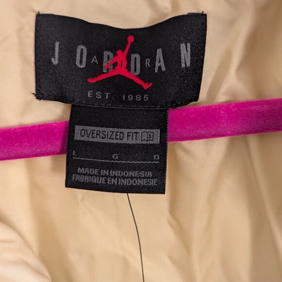 NIKE Air Jordan Water Repellent Nylon Puffer Jacket Puffer Jacket Size L - Picture 8 of 11